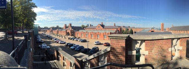 Drill Hall library exterior pano